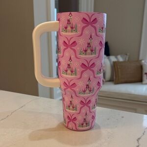 Disney Parks Pink Bow Tumbler